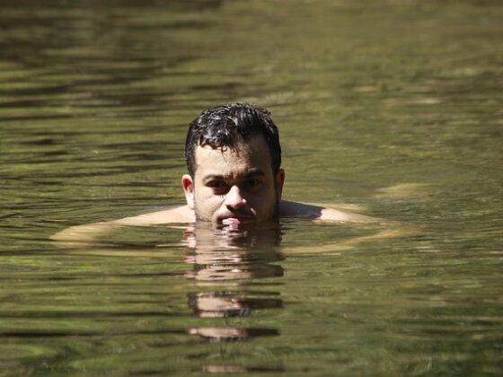 getragen vom Wasser